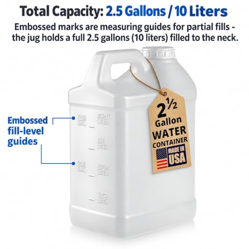 kitchentoolz 2.5 Gallon Water Jug & Used Oil Container - Image 7