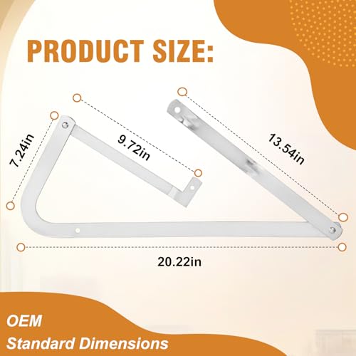 55-1 Attic Ladder Spreader Hinge Arms for Werner Models Mk - Image 3