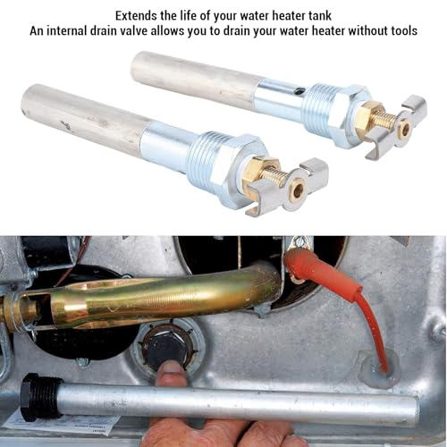Ejoyous 2 Pack RV Water Heater Anode Rod, 4.5" x 1/2" NPT - Image 3