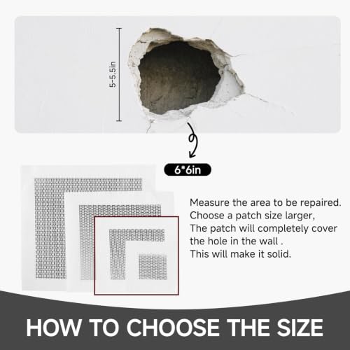 19 PCS Wall Repair Patch Kit, Aluminum Drywall Repair | Home Repair - Image 5
