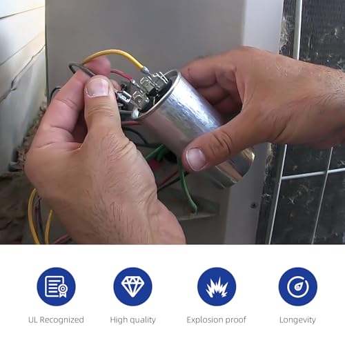 [UL Recognized] FOCSPROD 40+5 uF 40/5 MFD ±6% 370V/440V CBB65 AC - Image 5