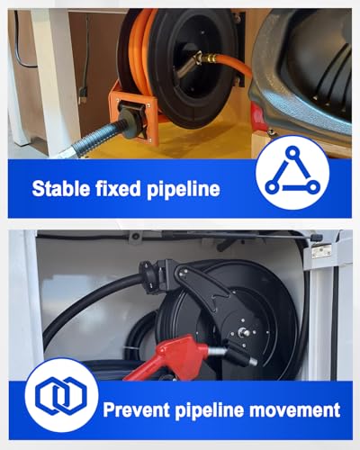 2Pcs 3/8" Air Hose Reel Rubber Stopper Fit for Spring Driven Air - Image 6