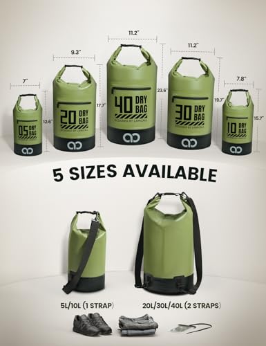 Lamicall Dry Bag Waterproof Backpack with Phone Pouch - Image 4