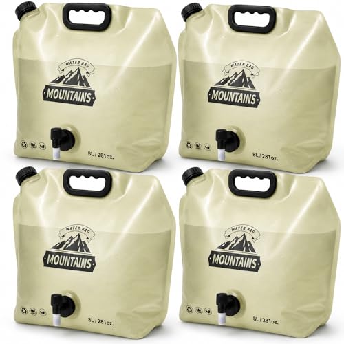 Collapsible Water Container Portable Water Jug with Spigot - Image 2