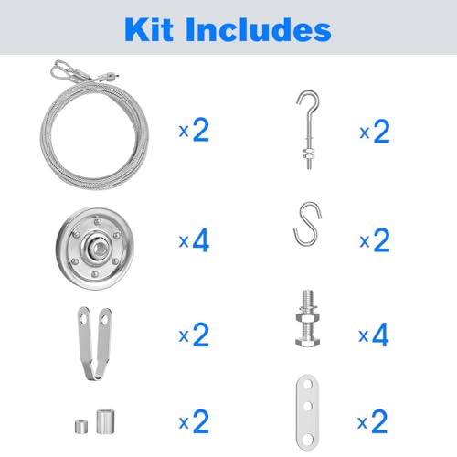 Garage Door Cable and Pulley Replacement Kit, Garage Door - Image 7