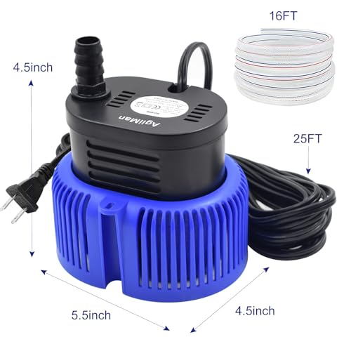 AgiiMan 850GPH Pool Cover Pump, Submersible Sump Pump above - Image 3