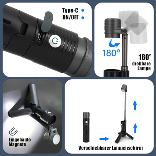 Telescopic Camping Light, Portable Rechargeable Camping Lantern - Image 5