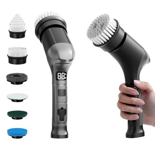 Electric Spin Scrubber, Cordless Handheld Cleaning Brush - Image 2