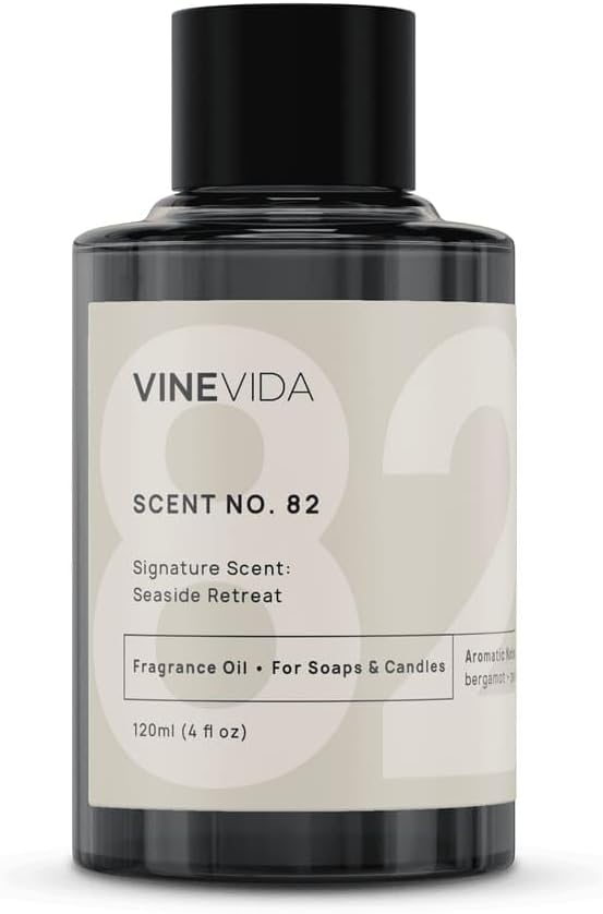 VINEVIDA [4oz] Scent No.82 Fragrance Oil for Candle Making and Soap Making - Premium Candle Scents for Soy Candles