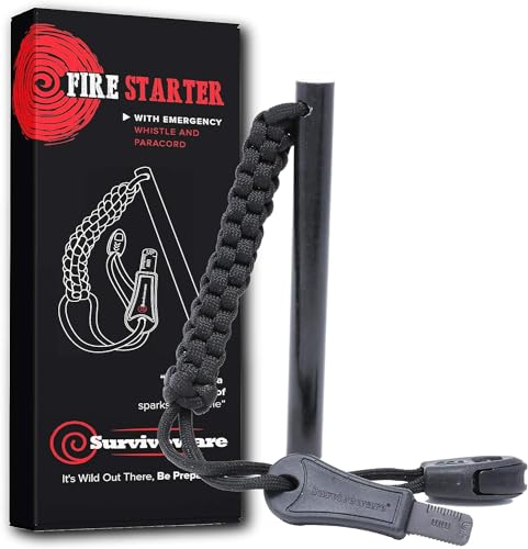 Surviveware Survival Fire Starter with Emergency Whistle - Image 2