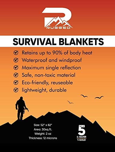 Survival Blankets - Waterproof & Windproof Emergency Cover - Image 5