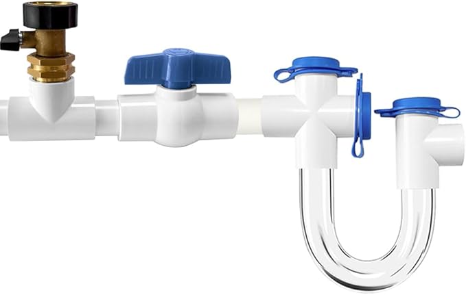 3/4 Garden Pipe Fitting AC Drain Line Cleaner Tool,AC Drain Line Unclogger,Quickly and Effectively Unclog condensate Water blockages