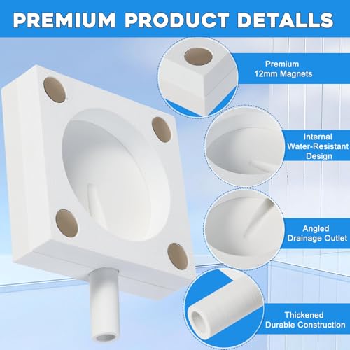 NNG Magnetic Window AC Drain Kit with 12 ft Clear Hose | Hand Tools - Image 6