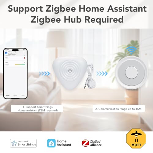 NEO Zigbee 3.0 Water Leak Detector, Smart Water Sensor Alarm - Image 5