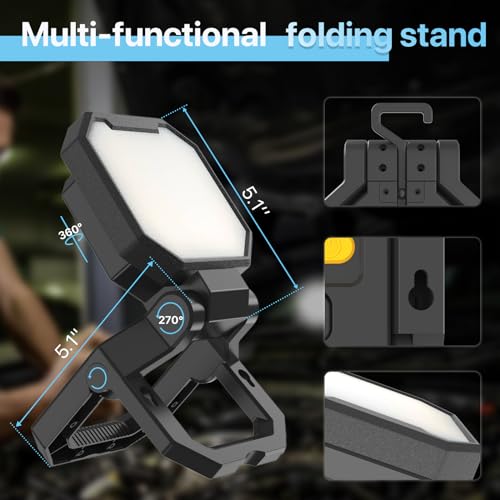 HYPERLITE Rechargeable Work Light 2pack 40W 4000Lumens - Image 6