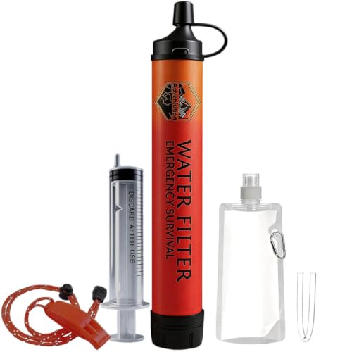High-Capacity Survival Water Filter Straw Kit | Travel Essentials - Image 2