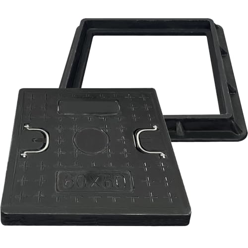 24x24 Inch Square Manhole Cover and Frame, Solid Septic Tank - Image 2