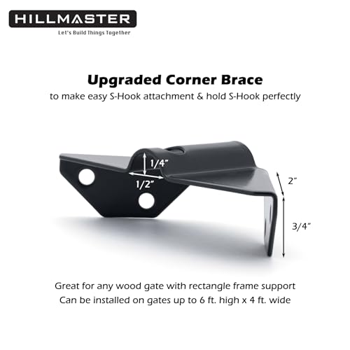 HILLMASTER Durable Anti Sag Gate Kit for Wooden Fence | Home Repair - Image 7