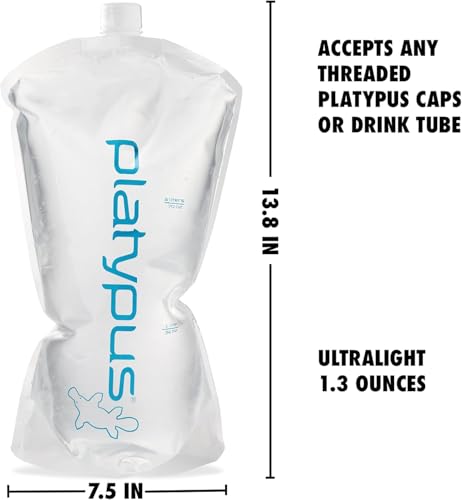 Platypus Platy 2-Liter Ultralight Collapsible Backpacking - Image 4