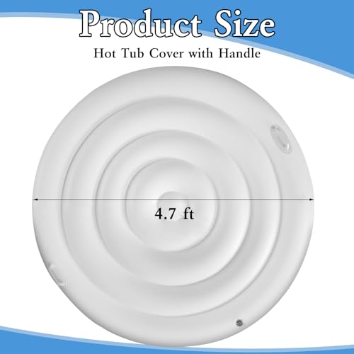 Inflatable Hot Tub Cover, Energy Saving Lid for Outdoor Hot Tub - Image 4