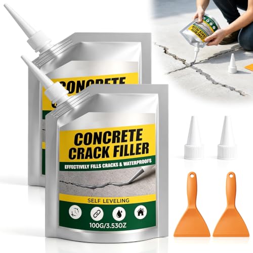 Waterproof Concrete Crack Filler & Sealant, 2 PCS - Image 2