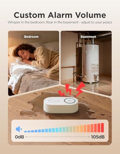 GoveeLife Upgraded Smart Water Leak Detector 1s with High Alarm - Image 5