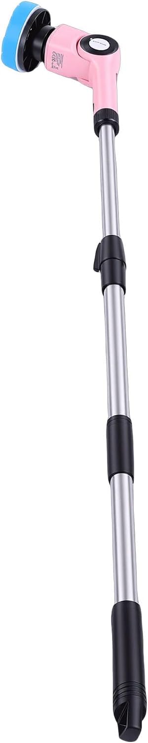BAFOVY Electric Brush, Powerful Cordless Rechargeable Automatic Rotating Scrub Brush with Interchangeable Heads, for Kitchen Bathroom Stovetops