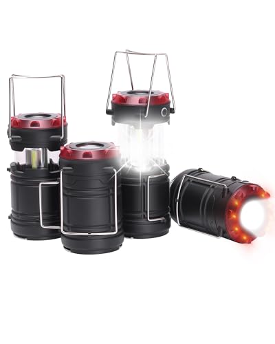Lichamp 4 Pack Lantern Camping Essentials Lights | Travel Essentials - Image 2