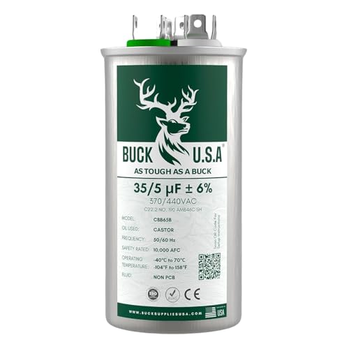 Buck 35+5uF 35/5 MFD ±6% CBB65B Dual Run Round Start | Pet Essentials - Image 2