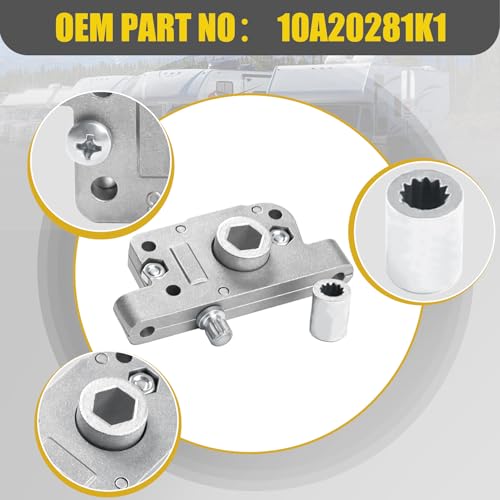 10A20281K1 RV Roof Fan Vent Cover Lid Lift Gear Operator - Image 8