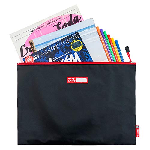 Rough Enough Large Document Bag, Water-Resistant Plastic File - Image 7
