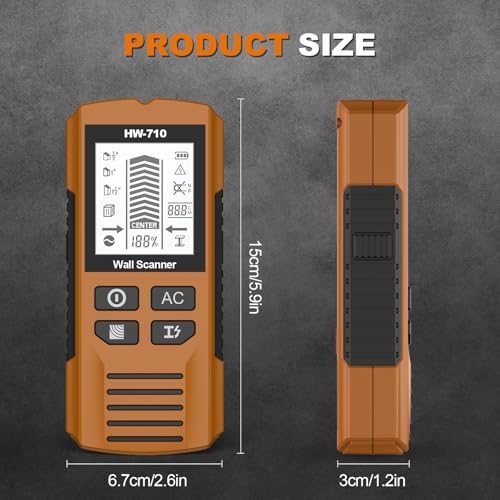 Shkalacar Digital Wall Scanner Stud Finder Metal Detector - Image 3