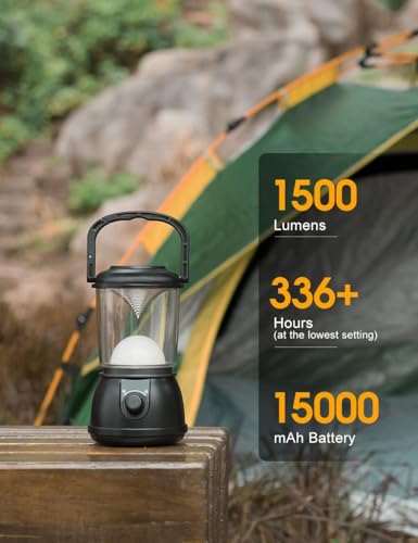 LED Camping Lantern Rechargeable, Up to 336H Running Time - Image 3