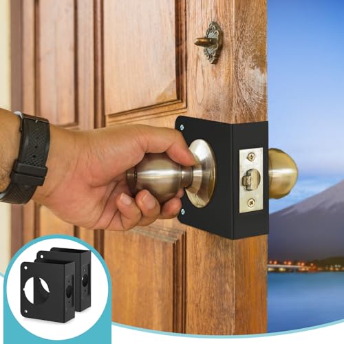 2 Pcs Lock and Door Reinforcement Plate 1-3/4-Inch Thick | Home Repair - Image 7