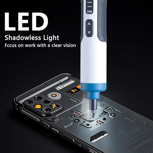 Hantinstom 3.7V Cordless Electric Screwdriver Kit | Hand Tools - Image 7