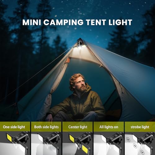 MAKDAK 2PC Cob Keychain Work Light EDC Rechargeable | Home Repair - Image 7