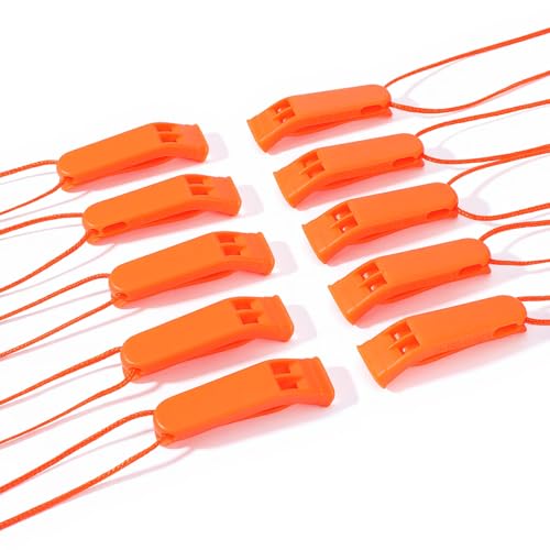 60 Pack Emergency Whistles with Lanyard | 120dB Loud - Image 8