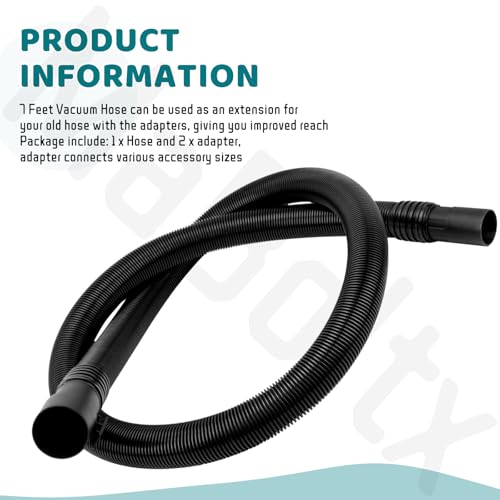 31713 7 Feet Wet/Dry Vacuum Hose Kit with 1-1/4" Adapter - Image 7