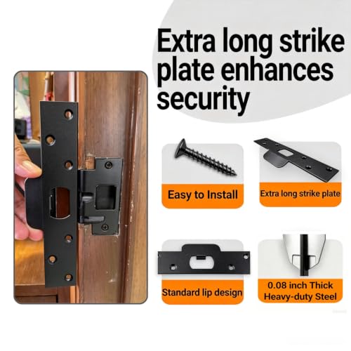 U9476 Strike Plate & U9585 Door Reinforcement Plate For 1‑3/8" - Image 5