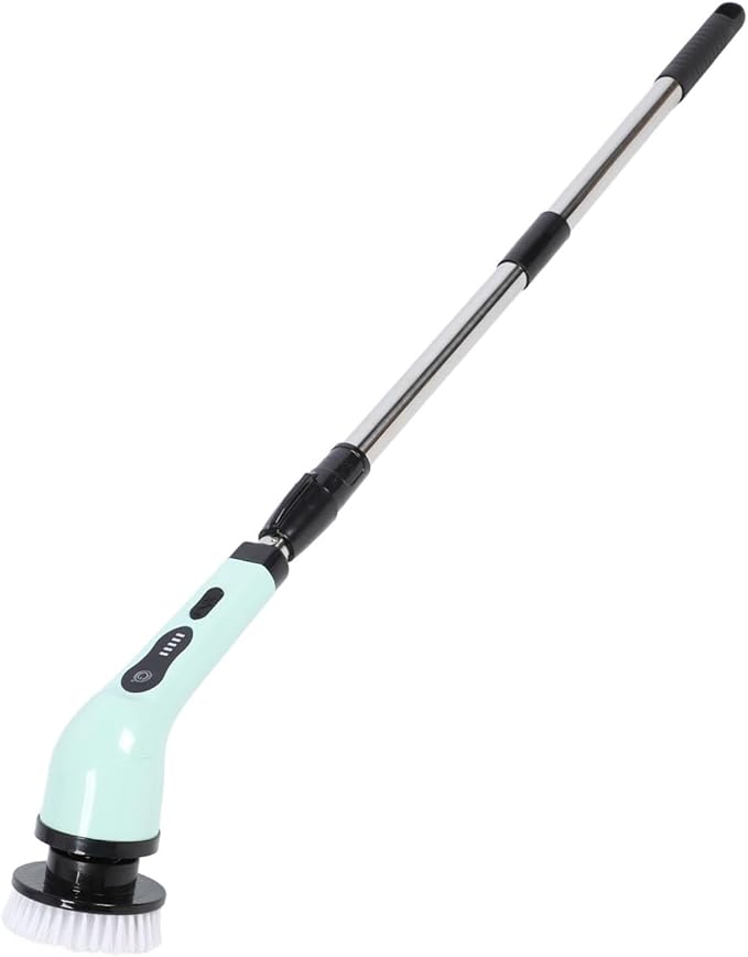Electric Spin Scrubber, Waterproofing Cordless Cleanings Brush Scrubber for Home, 9 Replaceable Brush Heads for Bathroom Shower Bathtub Glass Car for Bathtub Window