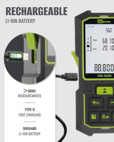 Dual Laser Measurement Tool, 525Ft/160M Bilateral Laser - Image 5
