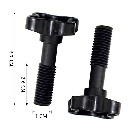 2Pcs Canopy Fixing Screw Bolt Black Plastic Screw Fittings - Image 4