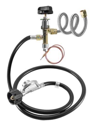 Gas Fire Pit Fireplace Safety Valve Control System Kit Assembly - Image 2