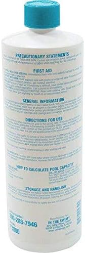In The Swim Stain Away for Above Ground and Inground Swimming Pools - Removes Mineral Stains from Iron, Copper, and Magnesium in Swimming Pools - 4 x 1 Quarts