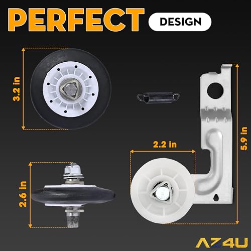 AZ4U Dryer Repair Kit Drum Roller Belt Pulley for LG | Home Repair - Image 3