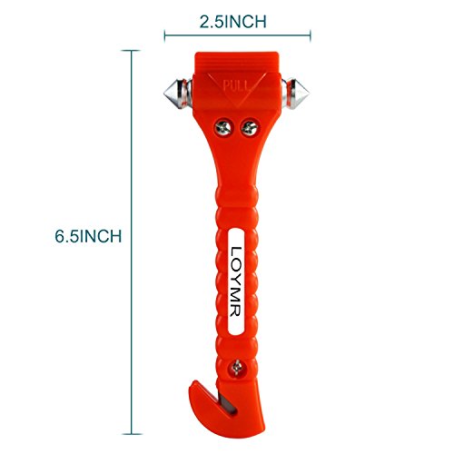 4 PCS Car Safety Hammer,with Car Window Glass Hammer | Hand Tools - Image 6