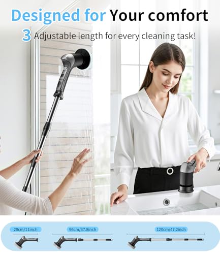 Electric Spin Scrubber for Bathtub,Kitchen - Image 6