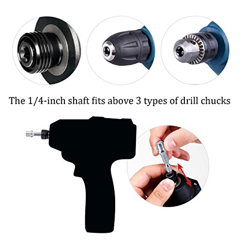 4 Inch Drill Powered Brush Tile Scrubber Scouring Pads - Image 5