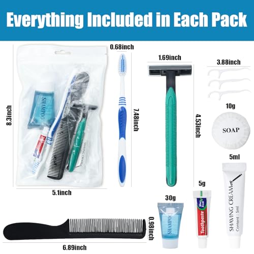 50 Pack homeless care package supplies bulk, 8-in-1 Individually - Image 3