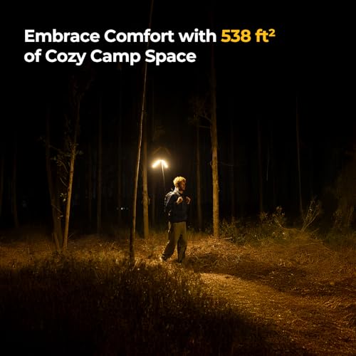 BougeRV Telescopic Camping Light CL04, 15600mAh Camp - Image 6